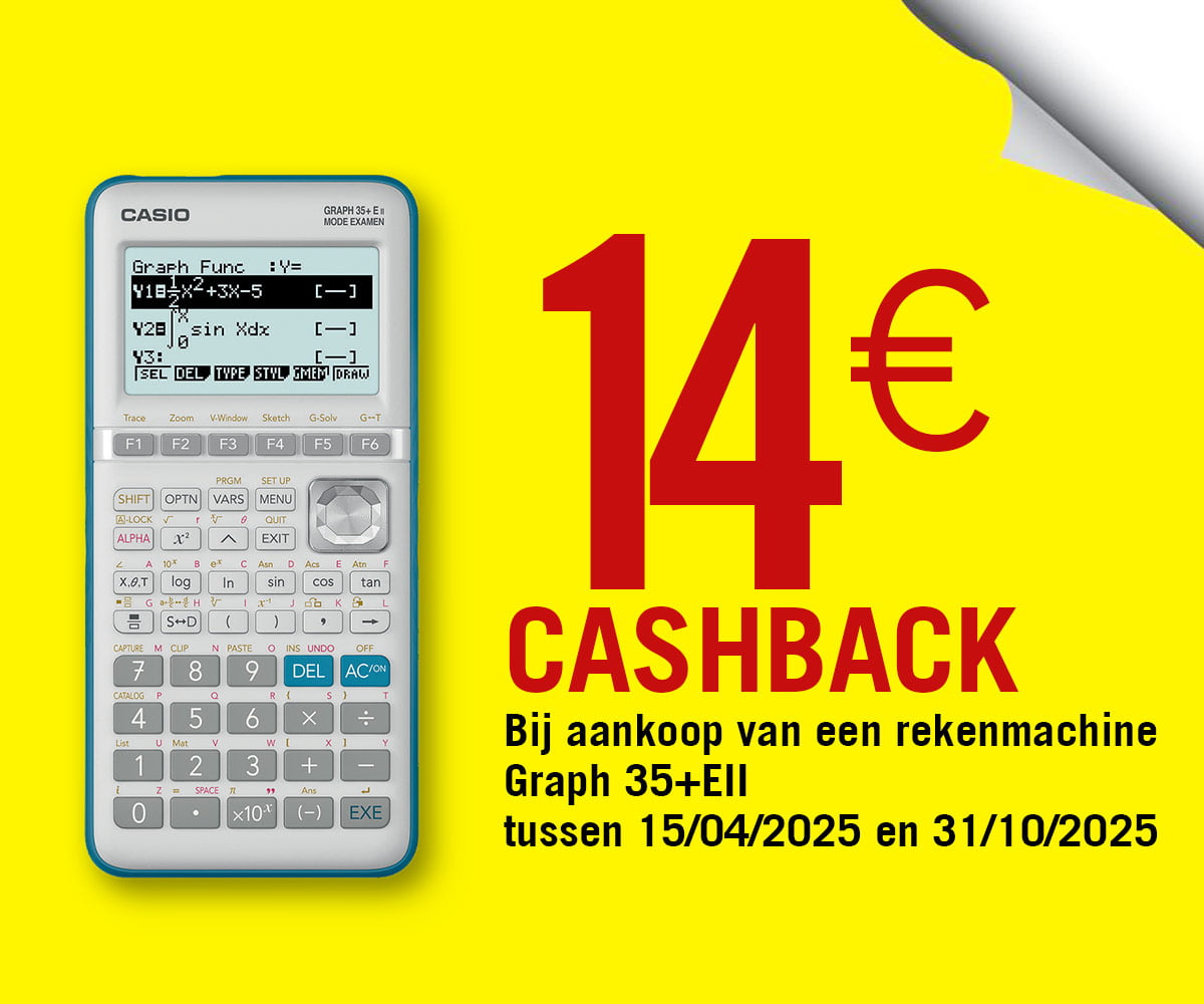 14 € cashback - Rekenmachine Graph 35 + E II